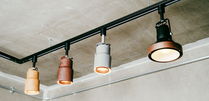 ダクトレールに照明器具を取り付ける場合